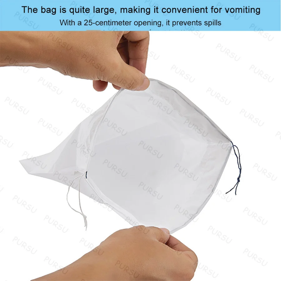 Vomit Bags 16 unidades de 33.8 fl oz, bolsa desechable no transparente, bolsa de púa desechable para náuseas, viajes, movimiento, mañana, aire, mar y enfermedades del coche Vomit Bags 16 unidades de 33.8 fl oz, bolsa desechable no transparente, bolsa de púa desechable para náuseas, viajes, movimiento, mañana, aire, mar y enfermedades del coche