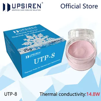 UTP-8 de masilla térmica UPSIREN para procesador VGA GPU IC, almohadilla térmica de enfriamiento rápido, masilla de bloqueo de calor de repuesto de alto rendimiento 1