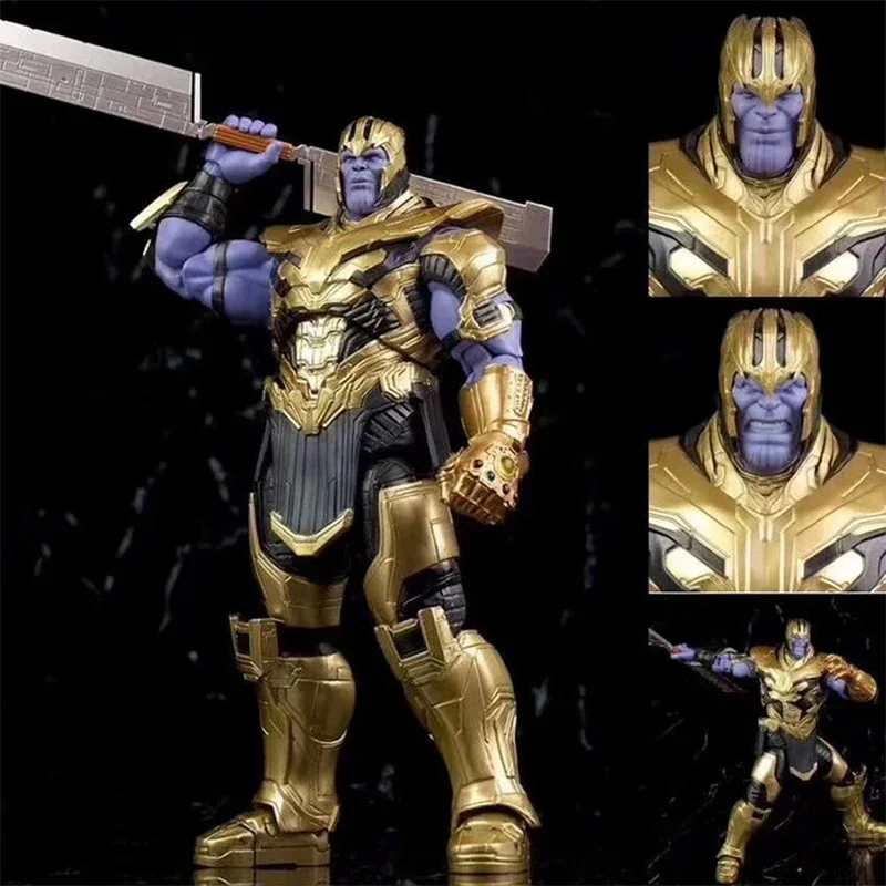 Figuras de acción de la película de los vengadores de Marvel, Infinity War BJD, Thanos, modelo genial, colección de muñecas, regalo de cumpleaños para niños, decoración