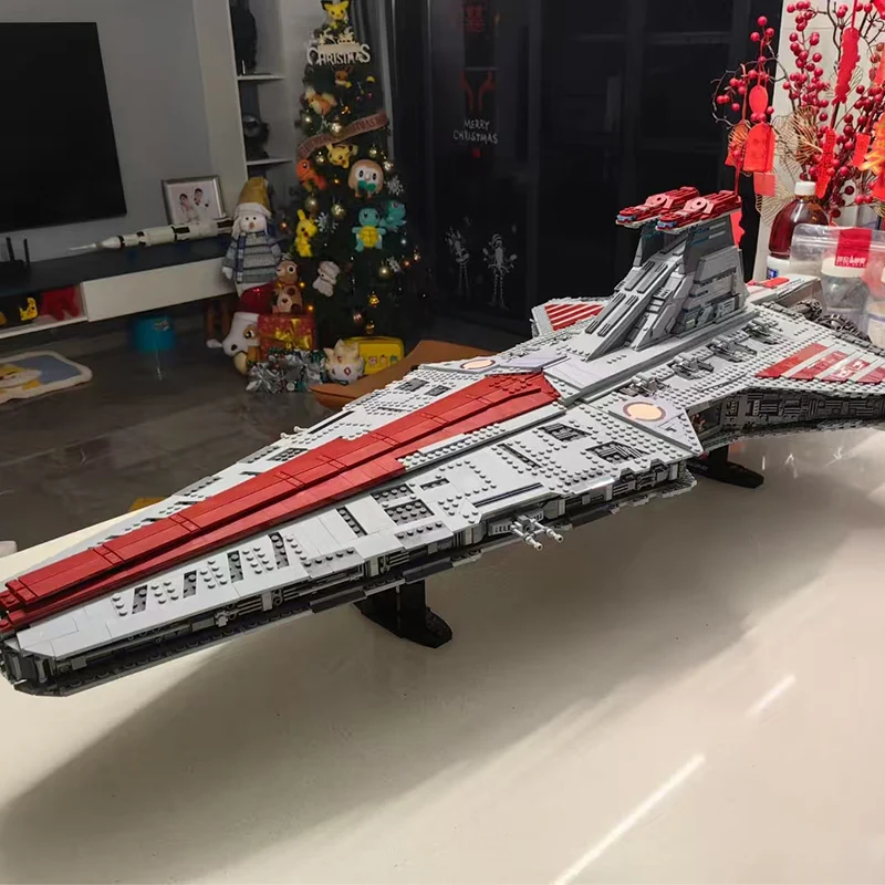 

Цин Ван 5374 шт., боевая самая группа Венатора-класса, республиканская атака, крейсер, сборная модель-головоломка для взрослых, подарки на день рождения