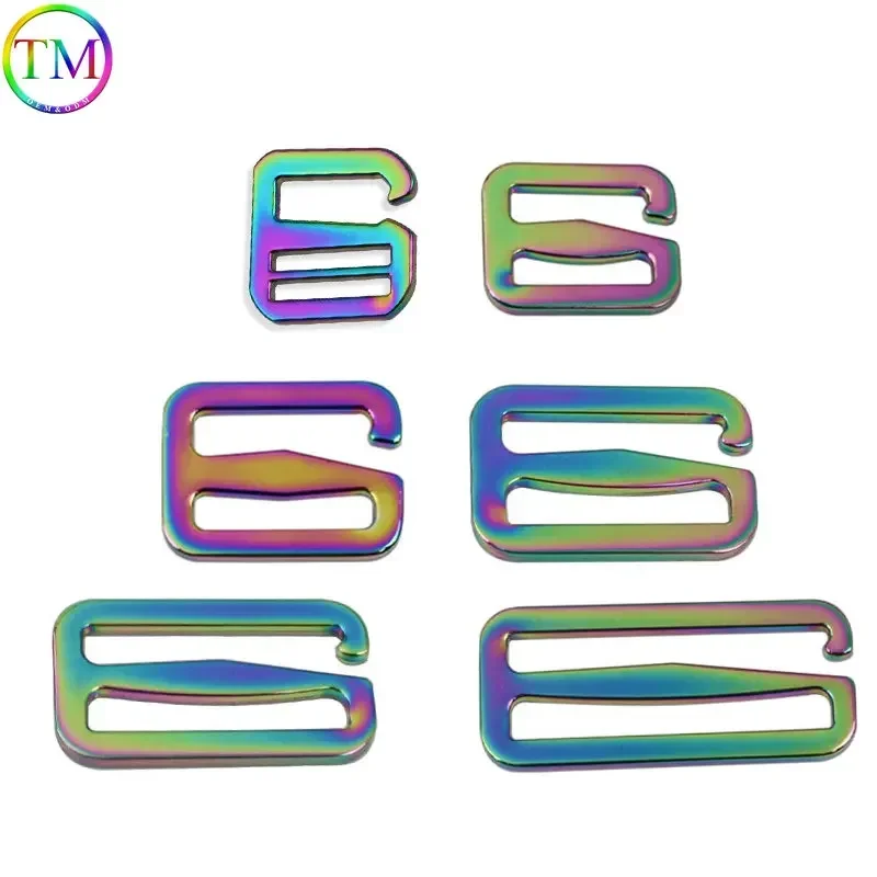 20/26/32/38/50mm Metal G Hook Outdoor Webbing Buckle Bag Belt Slide Buckle Dog Collar Strap Clasp Diy Hardware Accessories