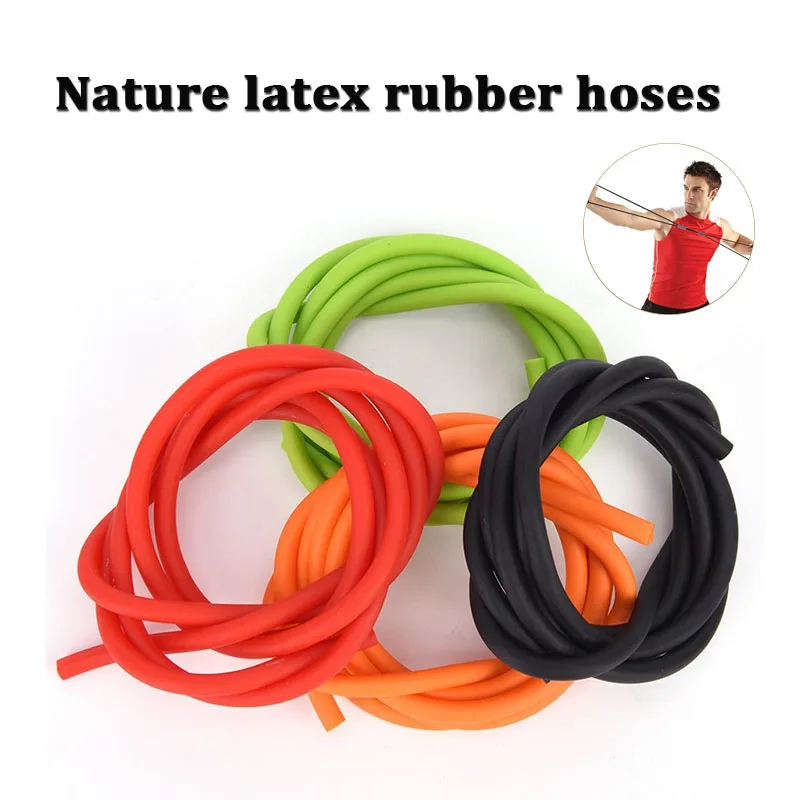 

Nature Latex Rubber Hoses High Resilient Elastic Tube Slingshot Catapult Red Black Orange Green Good Wear Resistance