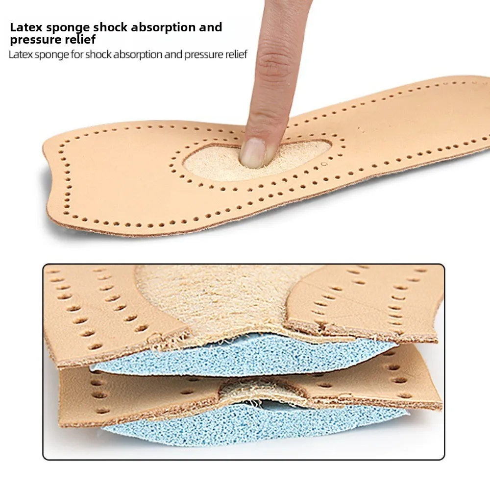 وسادة الحذاء صندل نسائي النعال جلد البقر عدم الانزلاق أحذية ذات كعب عالي النعال امتصاص الصدمات إكسسوارات الأحذية ملصقات الأحذية الوسادة