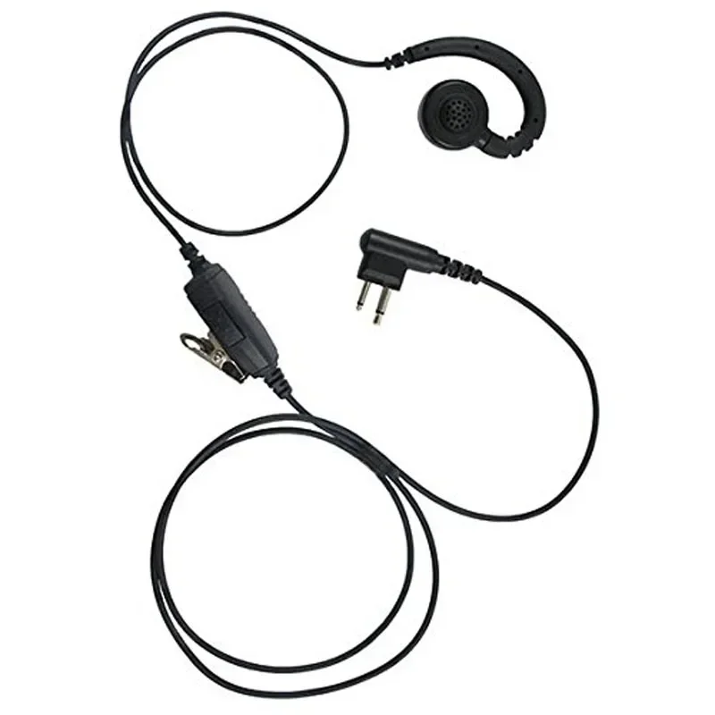 

2-Pin Ear Hook Headset PTT Mic Microphone for Motorola CB Radio GP88 CT150 CP88 CP040 CP100 CP110 XV1100 XV2100 AXV5100 XU1100
