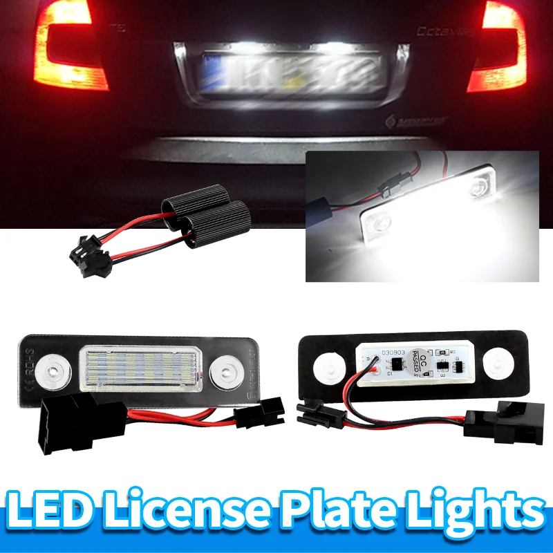 2PCS Led Number Lic… - image