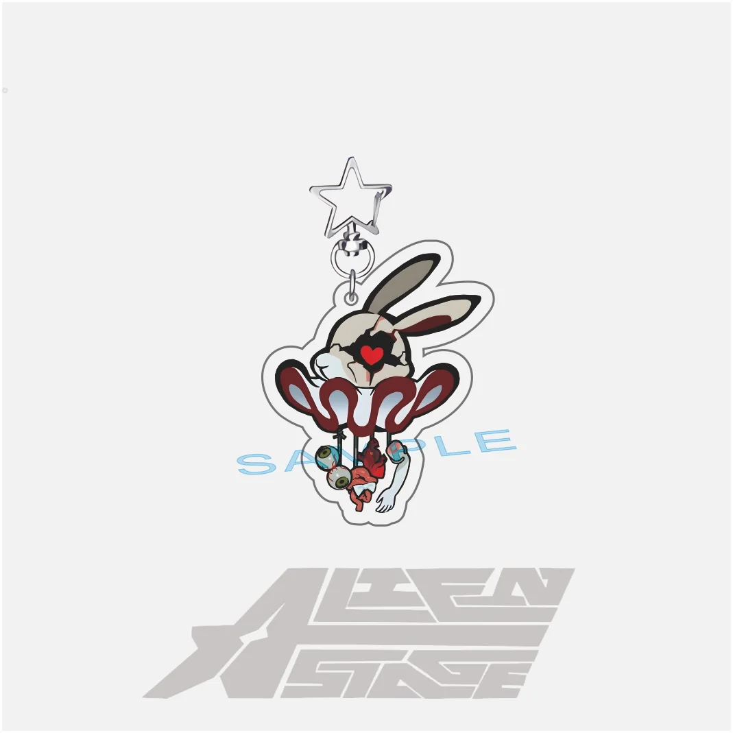 ALIEN STAGE Popular Anime Acrylic Keychains Pendant Car KeyChain MIZI SUA TILL IVAN HYUNA LUKA Accessories Gift Cartoon Products