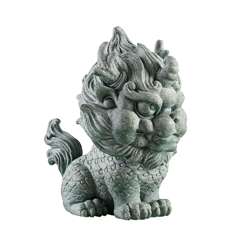 Chinese style Zhaocai Rui beast Kirin desktop creative home living room office aquarium landscape decoration