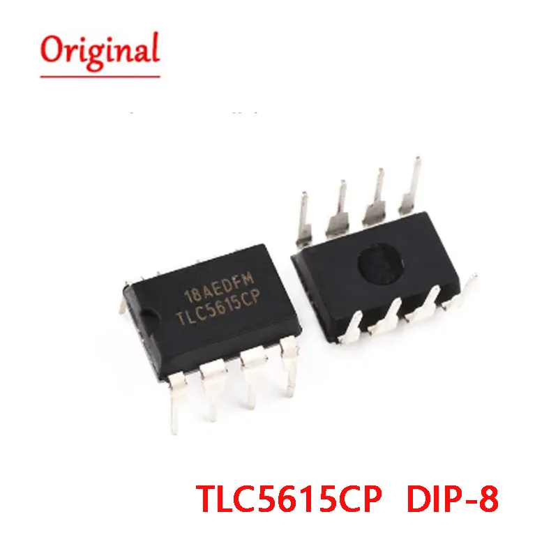 1 قطعة IC TLC5615CP TLC5615 10 بت محول رقمي إلى تناظري DIP8 في المخزون