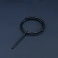 Black pull ring