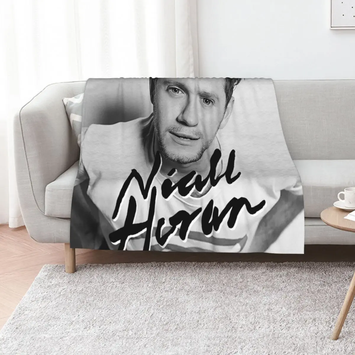 

Fournal Niall Nice To Meet Ya North American Tour 2020 Throw Blanket Bed linens Flannel Decorative Beds wednesday Blankets