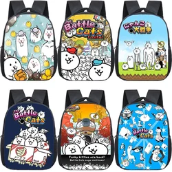 Kid The Battle Cats Kindergarten bag Cartoon Knapsack Children Backpacks Boys Girls Small School Bag Back To School Gift Mochila