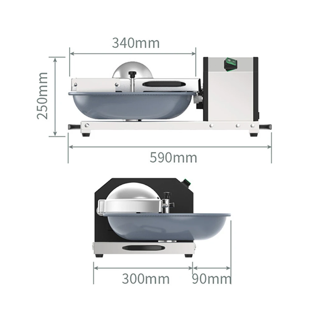 ITOP MBC-1 مفرمة طعام تجارية سعة 5 لتر/2 كجم مثالية لمعالجة الخضار/المكونات/التوابل/ملء المروحية