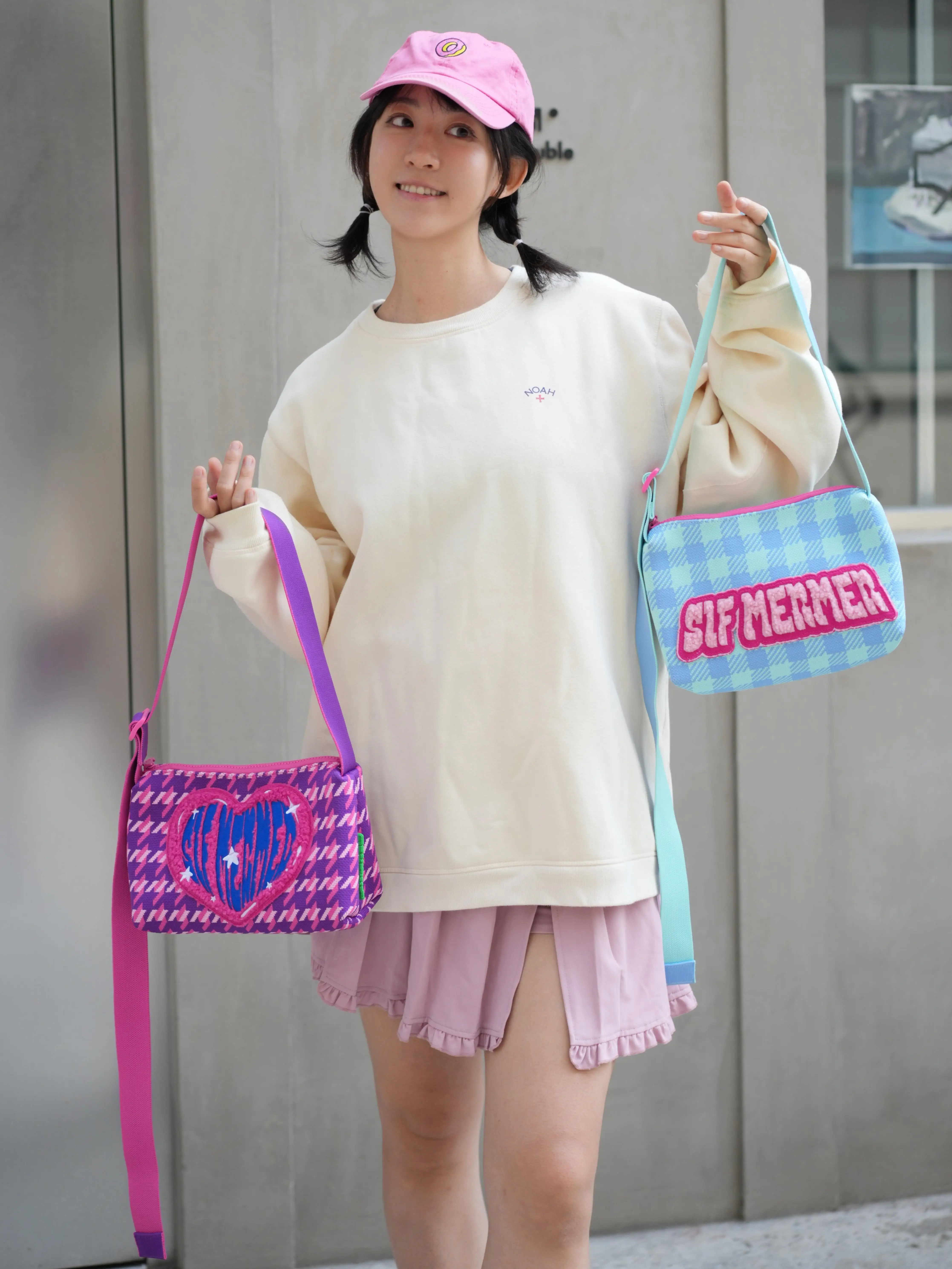 SIF Store New Autumn Winter Knitted 3D Embroidery Letter Color Block Plaid Crossbody Single Shoulder Women's Bag Casual Simpl...