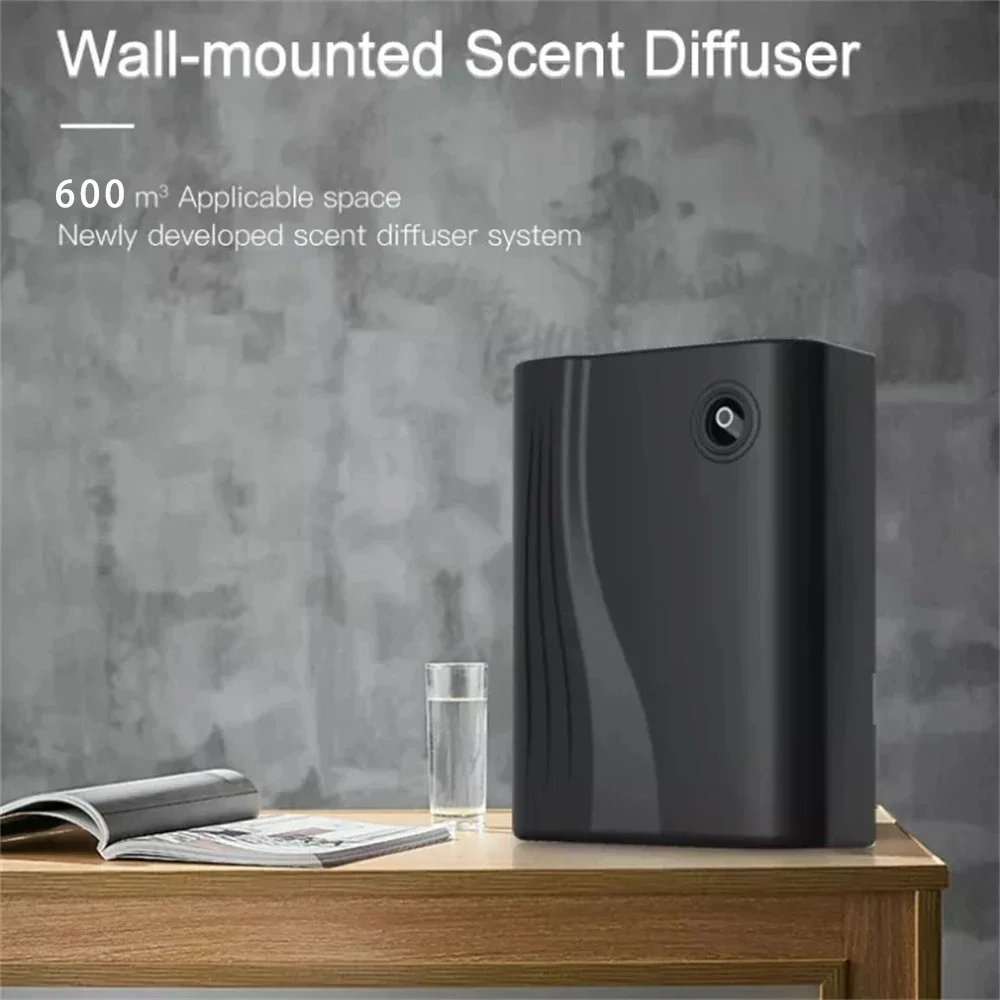 Timing Essential Oil Diffuser 600m³ Large Aroma Diffuser Wall Mounted Scent Machine Hotel Home Fragrance Smell Distributor