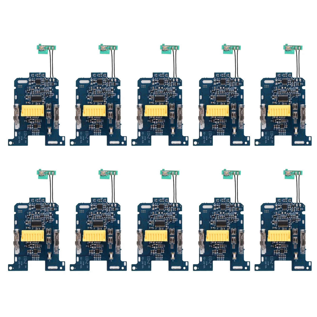 

A49T 10 шт. BL1830 литий-ионный аккумулятор PCB плата защиты от зарядки для электроинструмента 18 В BL1815 BL1860 LXT400 Bl1850