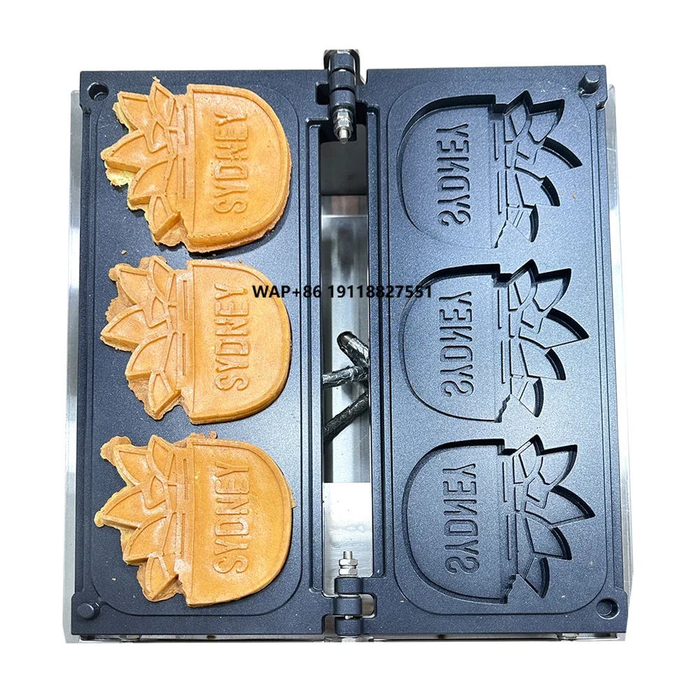 

Commerical Use Digital Egg Wafflea Maker Big Pancake Machine Stainless Steel Body