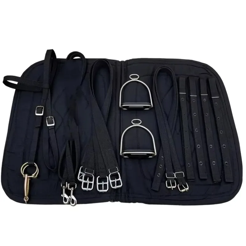 Large Saddle Full Set of Mongolian Saddle and Horse Gear New Cowhide Saddle Fine Equestrian Supplies 1pcs
