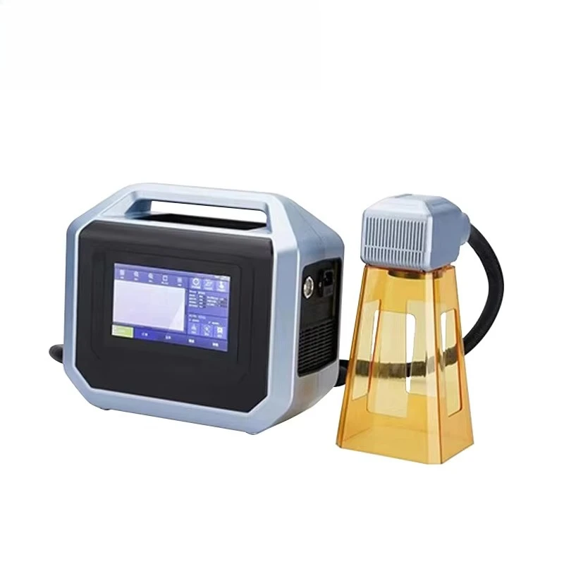 

CE Certified 20W-50W Portable Industrial Fiber Marking Machine Handheld Deep Engraver for Metal New Condition