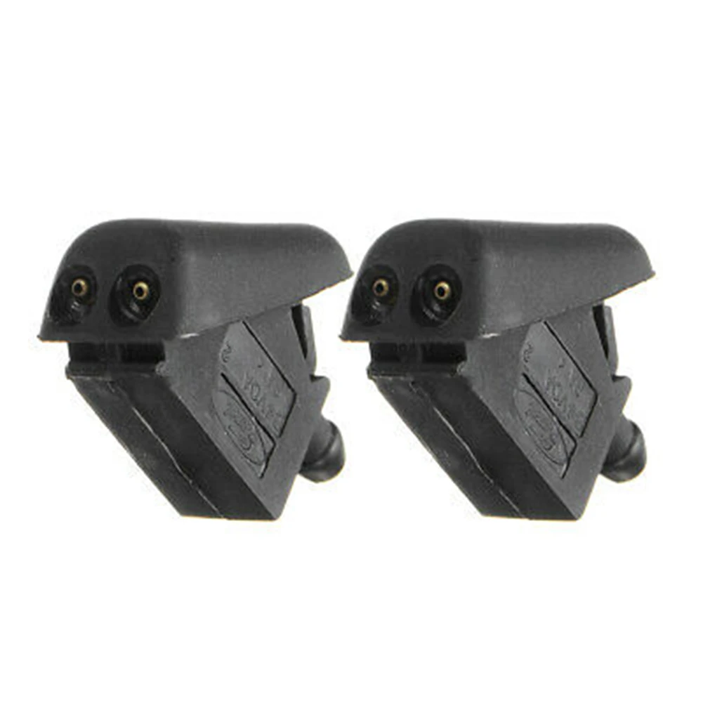 For Car Washer Nozzle Replacement Windshield 1Pieces 2PCS Accessories Black For 61667146377 Non Heated For R50 R52