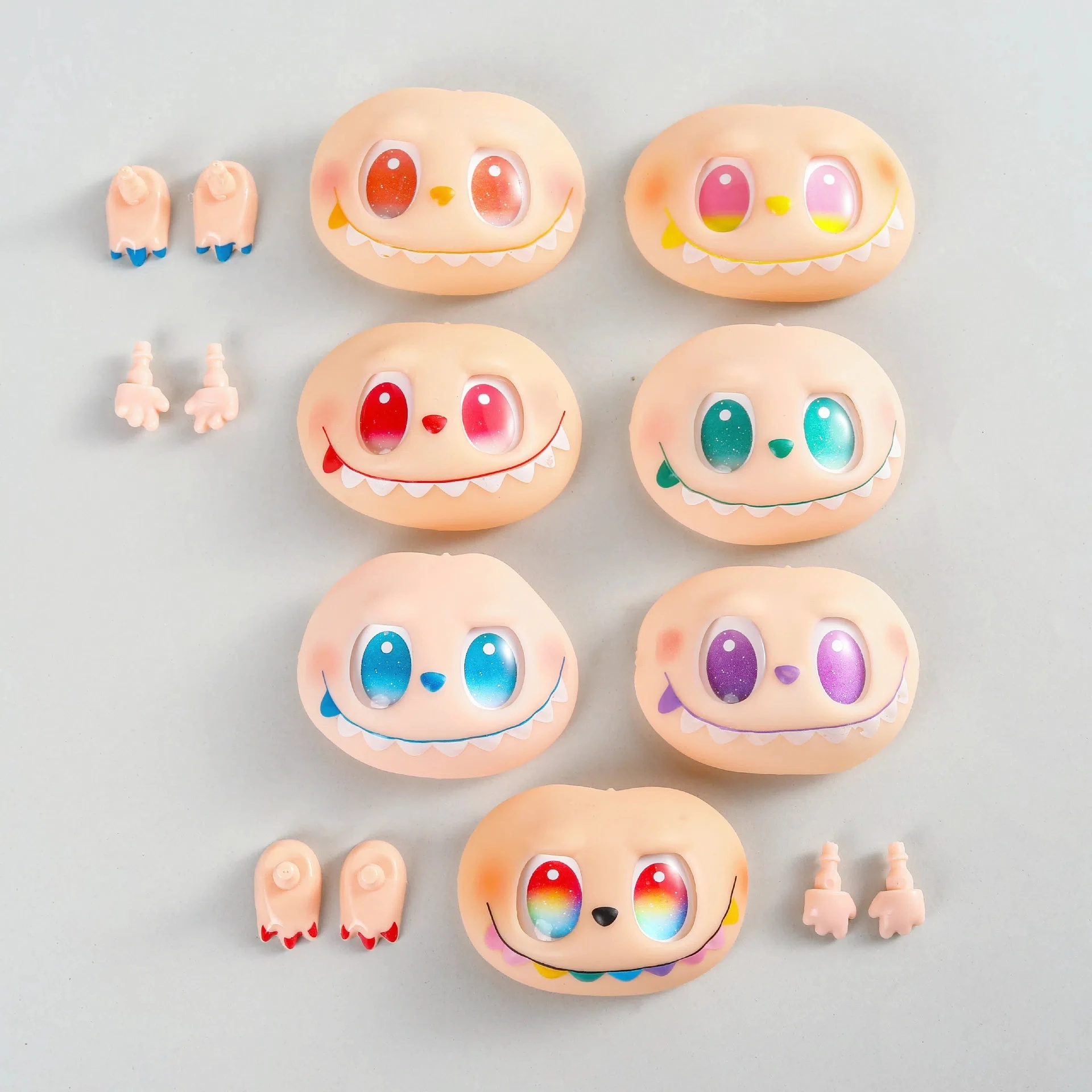 

Accesorios de muñeco de peluche V3 Rabu, muñeca de vinilo, accesorios Diy, cambio de cara, suministros de repuesto de mano y pi