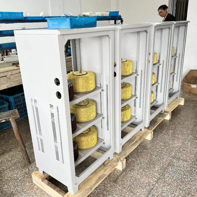 Automatic Voltage Stabilizer Three Phase Servo Voltage Regulator AVR Heavy Duty Power Stabilizer For Industrial CNC Machine
