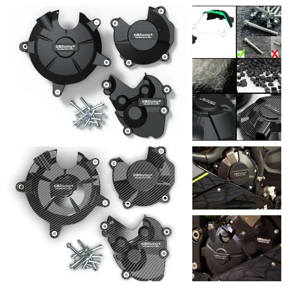 

ZX6R ZX-6R ZX636 2007-2025 For GB Racing Motorcycle Engine Cover Protection Case For Kawasaki ZX6R ZX-6R ZX636 2007-2025