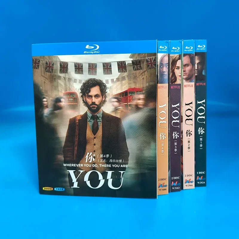 Spot American Drama YOU You Season 1-4 Chinese and English Subtitles 7-disc BD Blu-ray