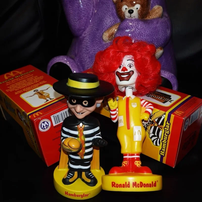 2024 Hot Famous People Hamburglar Ronald Mcdonald Bobble Head Shake Wacky Wobbler Figure Model funny Gifts