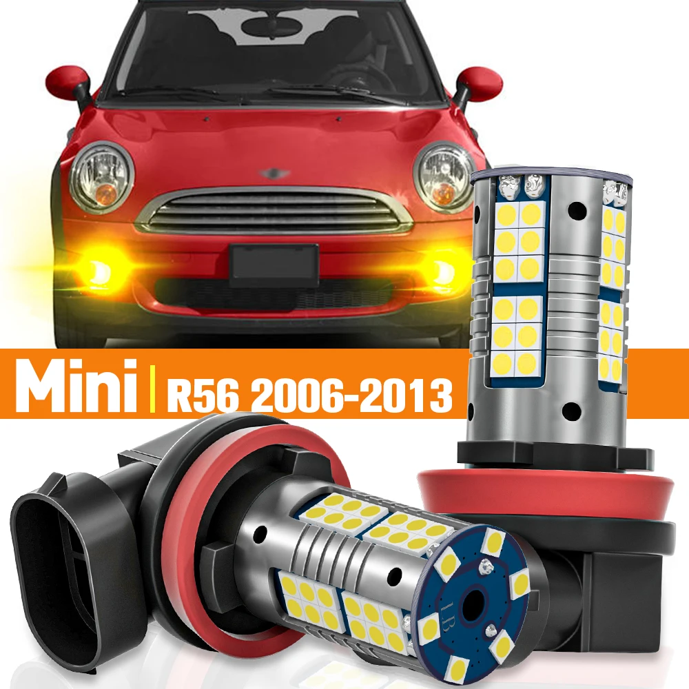 2pcs LED Fog Light For Mini Cooper R56 2006 2007 2008 2009 2010 2011 2012 2013 Accessories Canbus Lamp