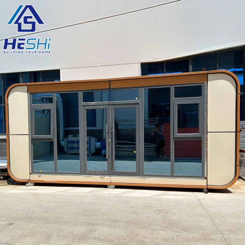 custom.Cheap Prefab Popular Cabin House Quick Build Prefabricated Portable 20Ft 40Ft Office Pod Waterproof Container