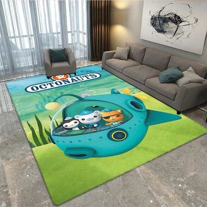 The Octonauts cartoon Printed carpet non-slip carpet bedroom decor outdoor rug Yoga mat bedroom decoration birthday gift