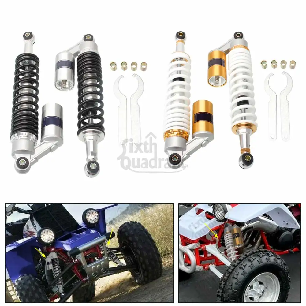 

2Pcs 14.75" 375mm Front Air Shocks Absorbers Set for Yamaha Banshee 350 YFZ350 1987-2006