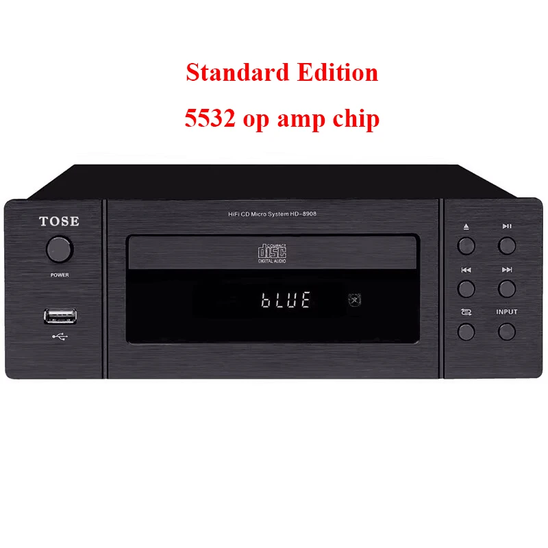 Nobsound Professioneller Enthusiasten-CD-Player, kabelloser Bluetooth-Heim-HIFI-Audio-Player, verlustfreie Dekodierung, CD-Player mit Fernbedienung 3