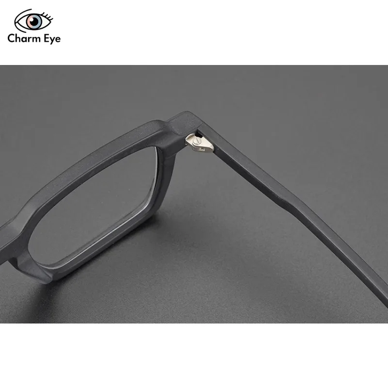 الرجعية ماتي اللون حظر مربع النظارات الإطار عالية الجودة الكلاسيكية الجديدة الرجال والنساء قصر النظر مكافحة الضوء الأزرق نظارات بمادة الخلات