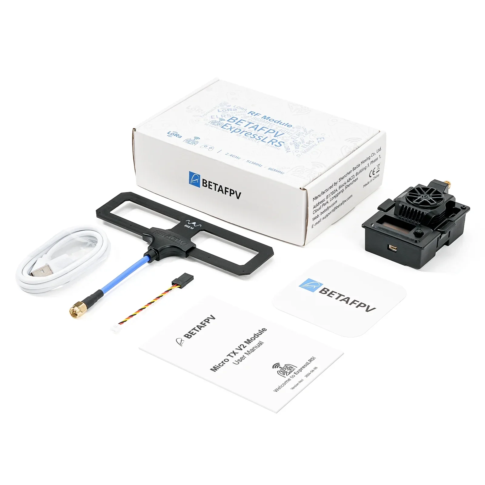 

BETAFPV ELRS Micro V2 1W TX Module Micro TX Module ELRS 2.4G 915MHz 868MHz