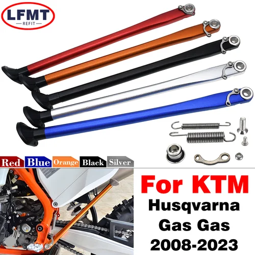 Imagen 1 del producto Soporte lateral de estacionamiento para motocicleta con Kit de resorte para KTM XC-W XCF XCF-W EXC EXC-F EXC-R seis días TPI 125 150 250 300 350 450 500