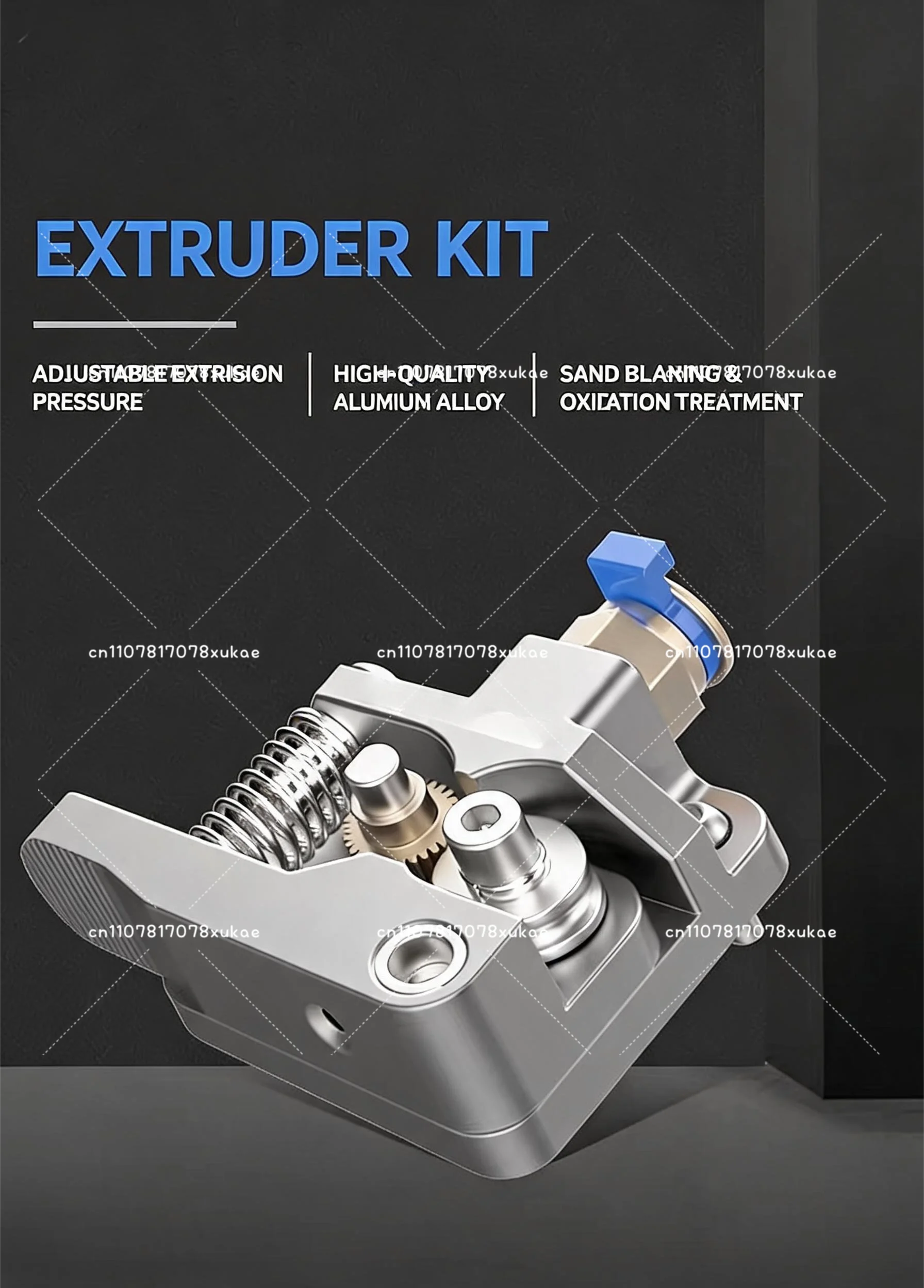 Official CR10 V2 Extruder Gray All Metal for Ender 3 V2 3D Printer