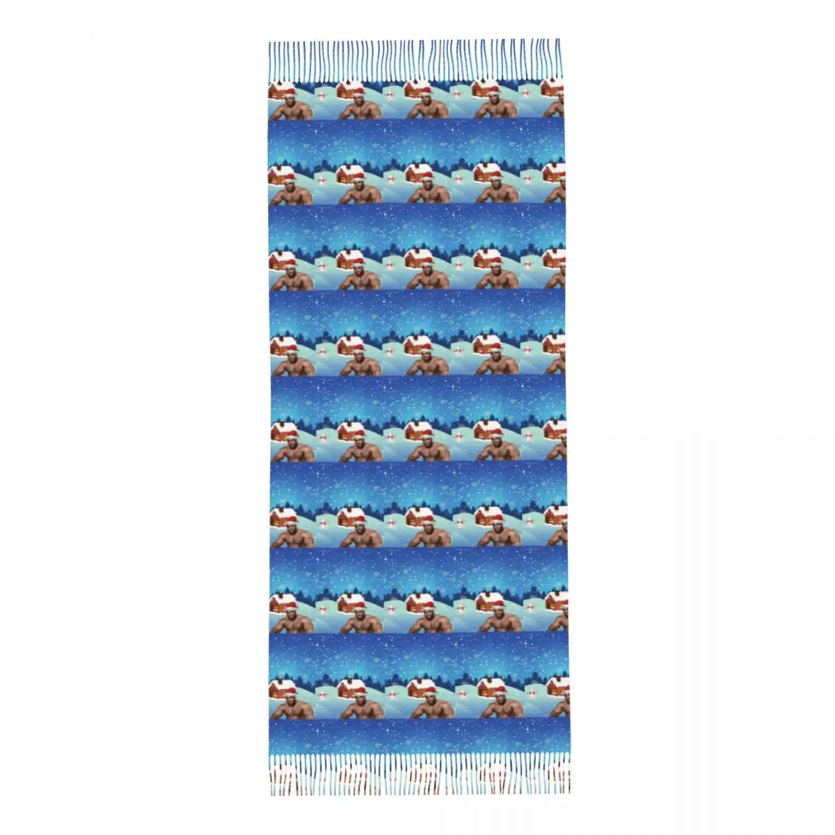 Barry Wood Christmas Scarf Tassel Scarves Women Soft Warm Shawls and Wraps Large Fall Winter Shawl Wrap