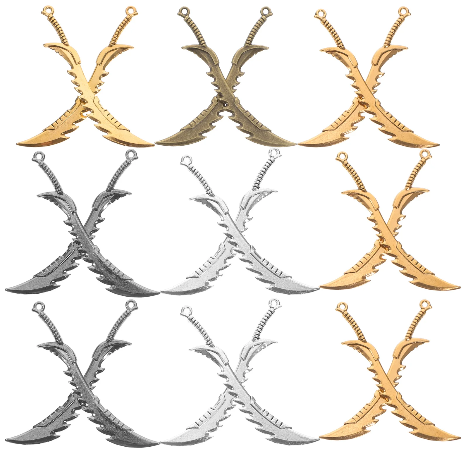 

30Pcs Vintage Pendant Charm Alloy DIY Jewelry Making Craft Accessory for Necklace Bracelet Earring Keychain Decoration