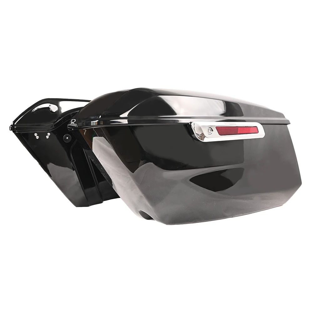 Motorcycle Parts Gloss Black Rear Saddlebags Saddle Bags  Luggage Storage For Harley CVO Street Road Glide 2023 2024 2025