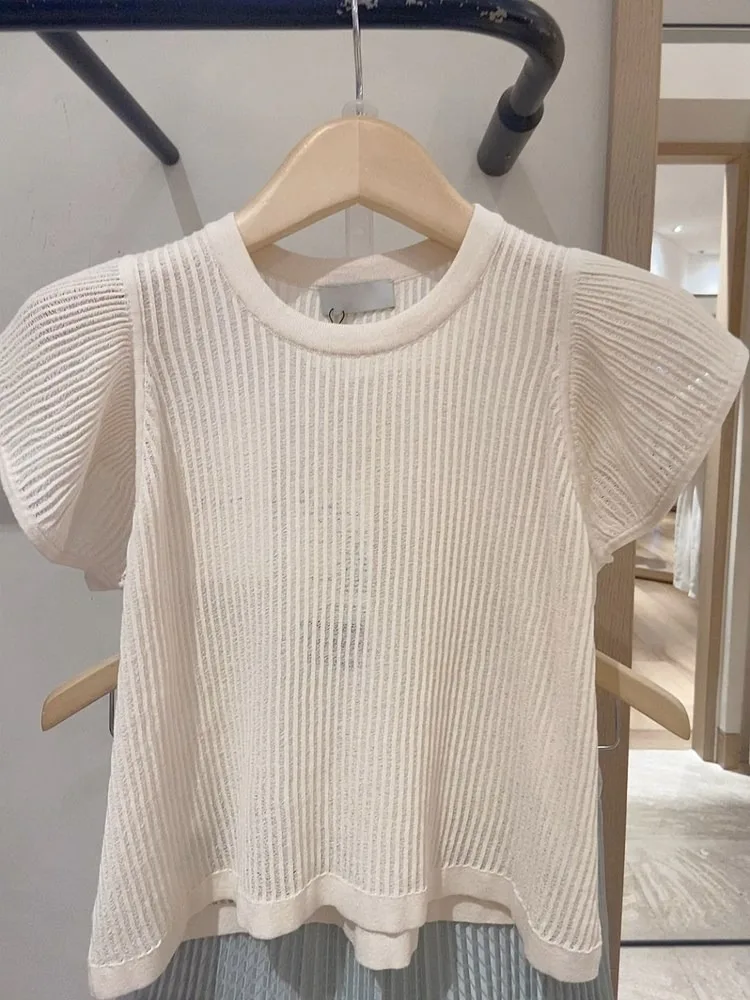 

Женский топ Ele European Sle Sweet Sli для похудения ort Sve Низкий круглый вязаный свитер с вырезом Ne