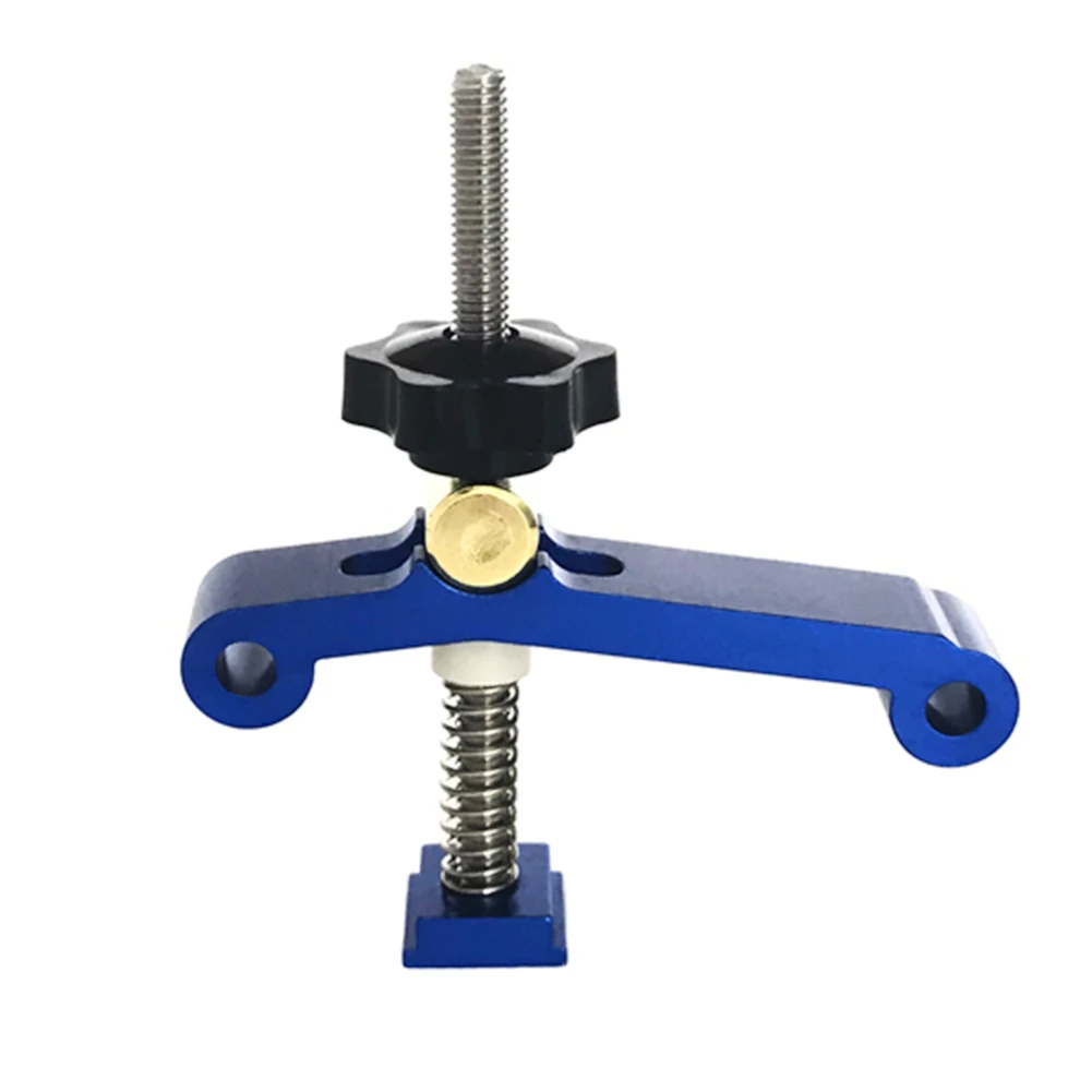 T-Track Hold Down Clamp T Track Clamps Aluminum Alloy T Slot Clamp Heavy Duty Quick Acting Hold Down Clamp Metal for Woodworking