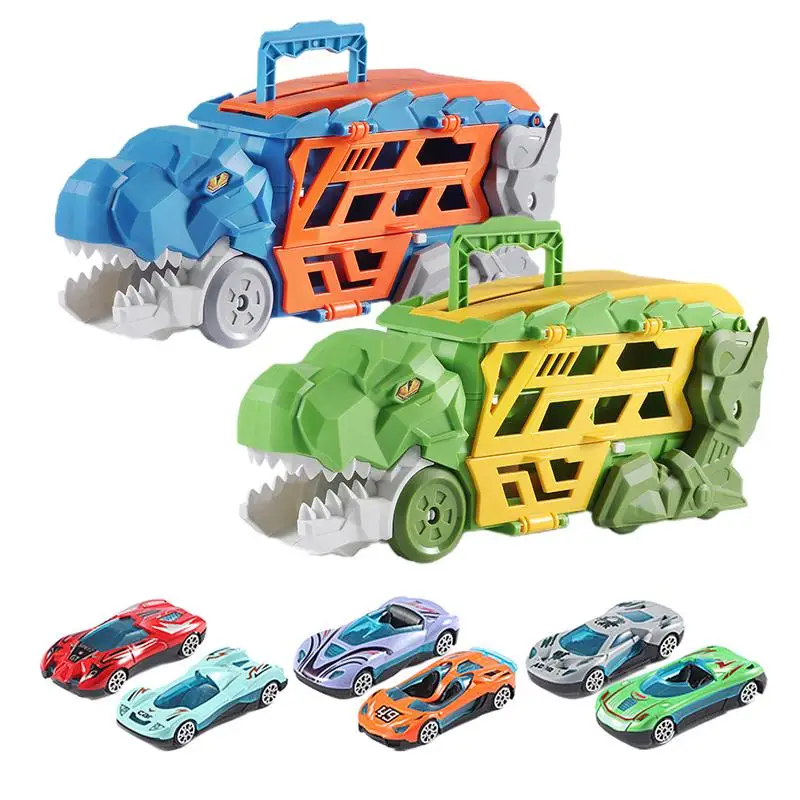 

Dinosaur Transport Carrier Truck Children's Dinosaur Truck Carrier Creative Design Transport Truck Toys For Party School Home