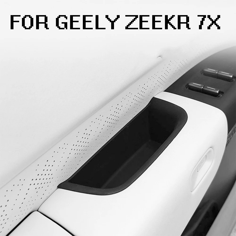 

For Geely Zeekr 7X 2025 Silicone Car Door Storage Box Car Accessories Stowing Tidying Supplies Organizer Interior Automobiles ﻿