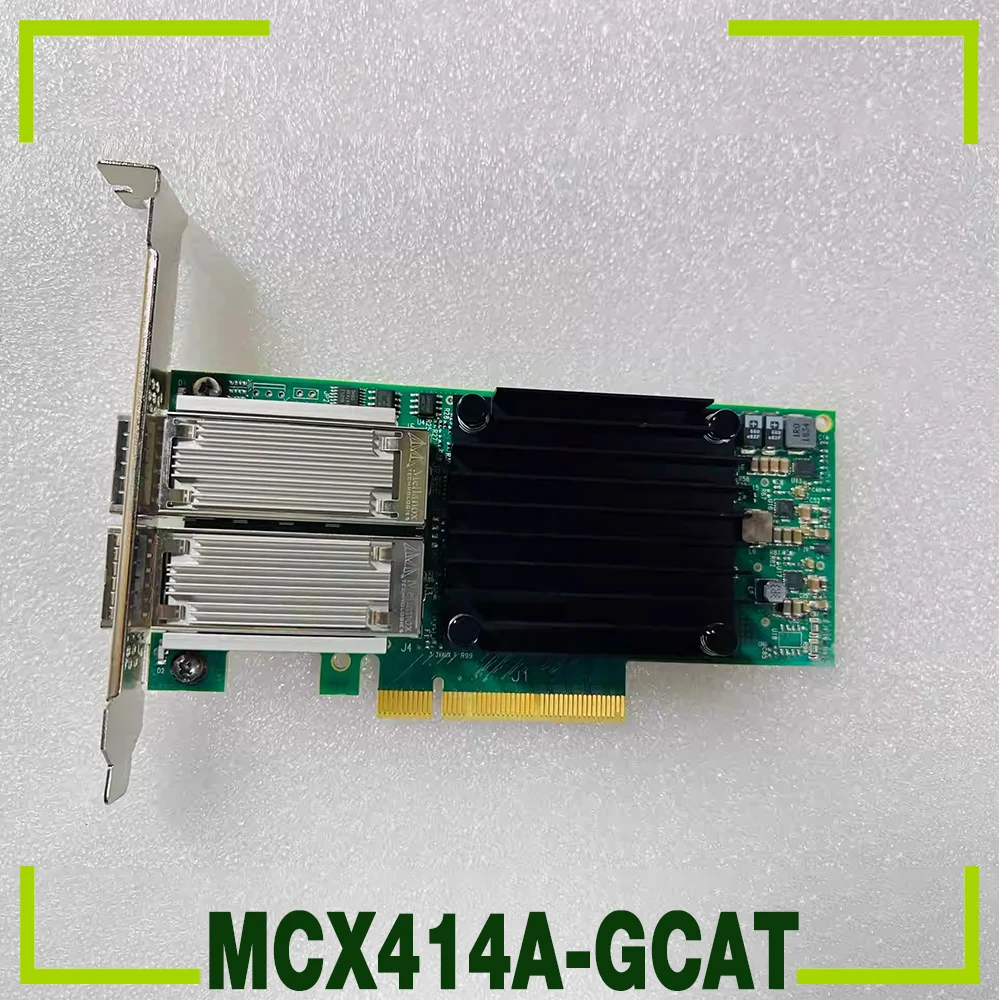 For Mellanox 50Gbe CX414A dual-port Ten Gigabit Optical Fiber NIC MCX414A-GCAT