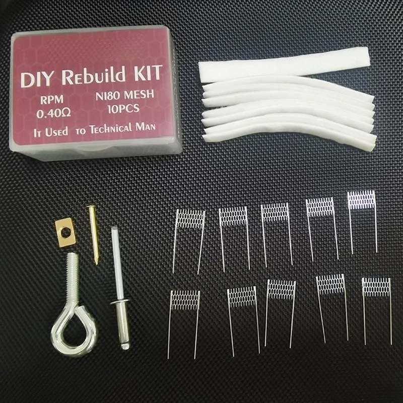 Handmade DIY Rebuild for VINCI-VM1 RPM Ni80 Mesh Hand Tool Parts 0.3ohm 0.4ohm 0.6ohm Replacement Coil Home Use best sale