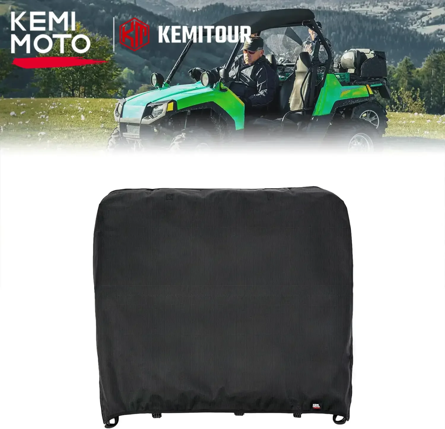 

KEMIMOTO UTV 1680D PVC Soft Top Roof Compatible with Polaris RZR 570 / Trail 570 / RZR 800 / RZR S 800 / RZR 900 2014-2021 2022