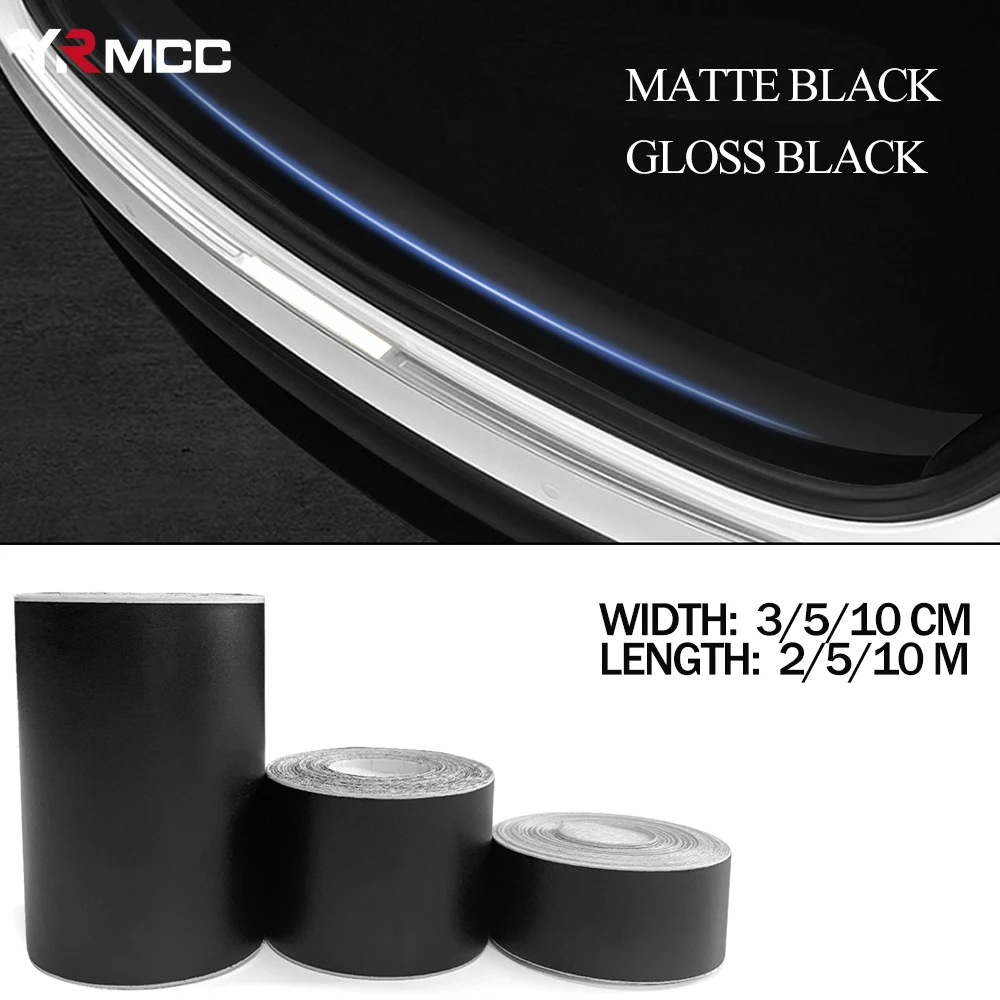 Cars Door Protection Vinyl Auto Tuning Matte Car Sticker Glossy Black Motorcycle Helmets Sticker Waterproof Film Car Accessories