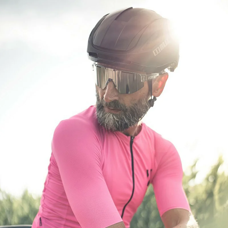 B BLIZ Matrix UV400 MTB Fahrradbrille Winddichte Mountainbike Polarisierte Sonnenbrille Radfahren Skifahren Wandern Brille 3-Linsen-Set – Detail 6