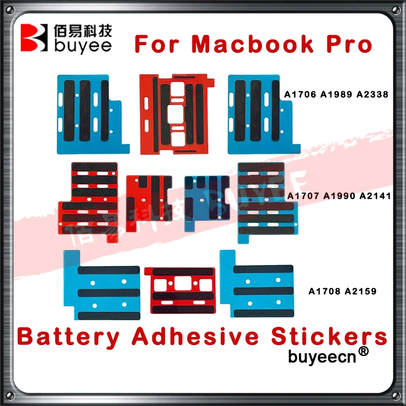 

New For MacBook Battery Adhesive Stickers Set For Apple Macbook Pro A1707 A1990 A2141 A1706 A1989 A2338 A1708 A2159 Replacement